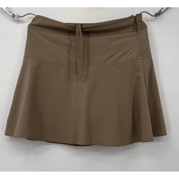 Athleta Soho Skort, Abalone tan  SIZE 4       v/70026462 back phone pocket zpper - Picture 1 of 11